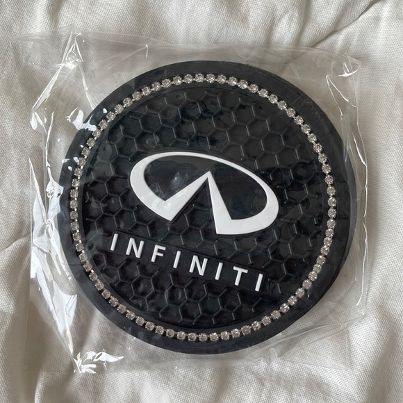 2 Pack of Infiniti Car Logo Coasters - Picture 1 of 2